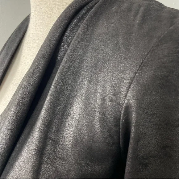 Cynthia Rowley || Faux Suede Drapey Blazer Size S - Picture 3 of 7